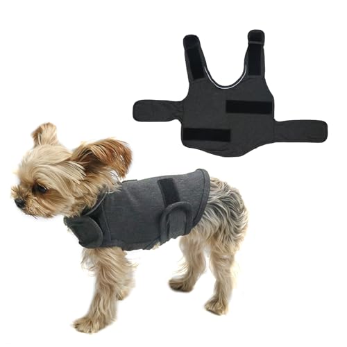 Hunde-Angstlinderungsmantel, weich, reflektierend, Wickelweste, beruhigende Kleidung für kleine, mittelgroße und große Hunde, Angst, Feuerwerk, Donner, Reisen, Trennung, Stressabbau Hunde-Angstlinderungsmantel, weich, reflektierend, Wickelweste, beruhigende Kleidung für kleine, mittelgroße und große Hunde, Angst, Feuerwerk, Donner, Reisen, Trennung, Stressabbau von Sonhomay