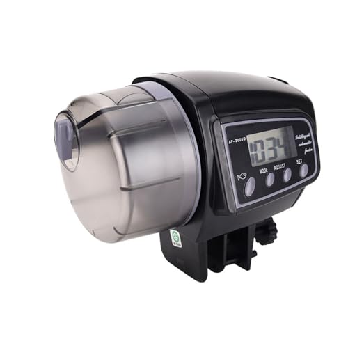 Sonhomay Automatischer Fischfutterspender für Aquarien, batteriebetrieben, automatischer Fischfutterspender für Aquarien, Schildkrötenbecken Sonhomay Automatischer Fischfutterspender für Aquarien, batteriebetrieben, automatischer Fischfutterspender für Aquarien, Schildkrötenbecken von Sonhomay