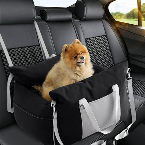 Waterp Hunde-Autositz für kleine/mittelgroße Hunde, Sitzerhöhung, Hundesitz, Reisebett, kleine Hunde, Autositzbezug für Auto, kleine Haustiere, Reisebett für Vorder- und Rücksitz Waterp Hunde-Autositz für kleine/mittelgroße Hunde, Sitzerhöhung, Hundesitz, Reisebett, kleine Hunde, Autositzbezug für Auto, kleine Haustiere, Reisebett für Vorder- und Rücksitz von Sonhomay