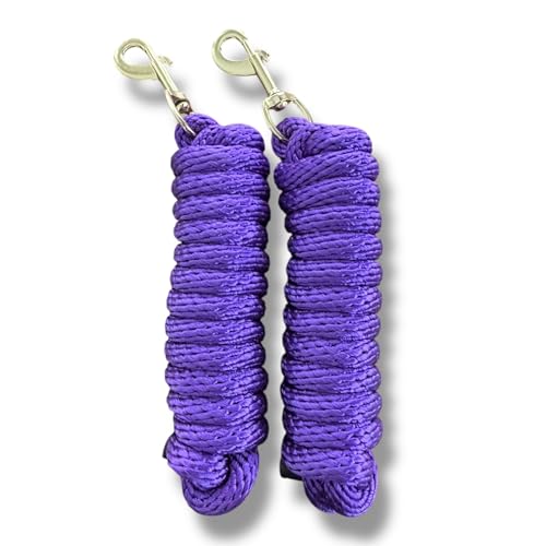 Stabile Poly-Führseile für Pferde und Nutztiere, 1,6 cm breit, Bolzenverschluss, Violett, 2 Stück Stabile Poly-Führseile für Pferde und Nutztiere, 1,6 cm breit, Bolzenverschluss, Violett, 2 Stück von Sony Interactive Entertainment