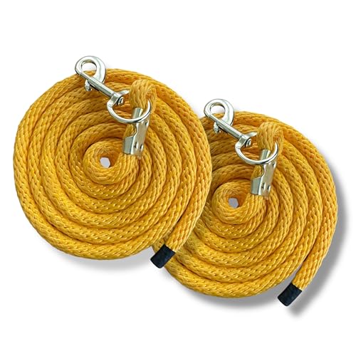 Stabile Poly-Führungsseile für Pferde und Nutztiere, 1,6 cm breit, Bolzenverschluss, Toskana-Gelb, 2 Stück Stabile Poly-Führungsseile für Pferde und Nutztiere, 1,6 cm breit, Bolzenverschluss, Toskana-Gelb, 2 Stück von Sony Interactive Entertainment