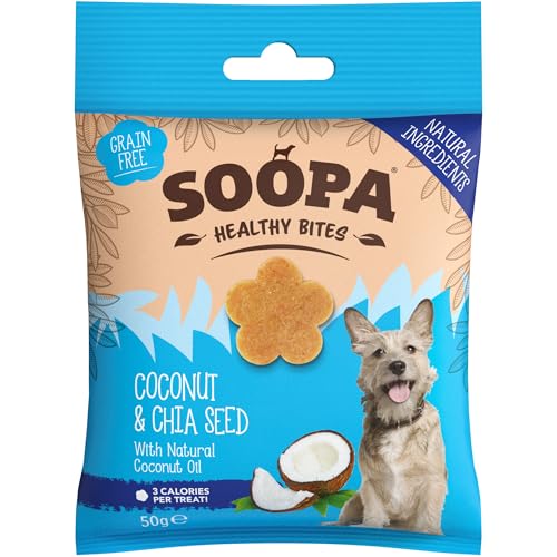 SOOPA Healthy Coconut & Chia Seed – Kokosnuss und Chiasamen 50 g von Soopa