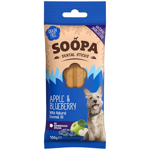 Soopa Apple & Blueberry Dental Sticks von Soopa
