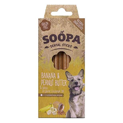 Soopa Banana & Peanut Butter Dental Stick 100g von Soopa