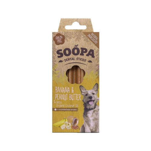 Soopa Dental Stick Banane & Erdnussbutter Soopa Dental Stick Banane & Erdnussbutter von Soopa