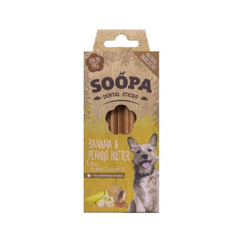 Soopa Dental Stick Banane & Erdnussbutter von Soopa