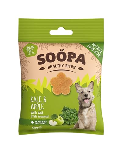 Soopa Zahnpflege-Sticks mit Grünkoh-l und Apfel-Geschmack, 50 g von Soopa