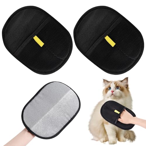 Sophisticate 2 Stück Double Sided Grooming Glove,Doppelseitige Fellpflegehandschuh für Pets,Andschuhe zur Statischen Entfernung Pet, zur Tierhaarentfernung, zum Waschen, Hair Removal, Fellpflege Sophisticate 2 Stück Double Sided Grooming Glove,Doppelseitige Fellpflegehandschuh für Pets,Andschuhe zur Statischen Entfernung Pet, zur Tierhaarentfernung, zum Waschen, Hair Removal, Fellpflege von Sophisticate