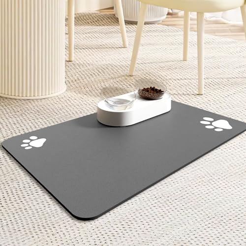 Napfunterlage Hund Katzen Futternapf Unterlage,Super Saugfähige Futternapf Unterlage Katze,Waschbar Futter Matte Katzenfutter,Hundenapf Unterlage Katzennapf Fressnapf Unterlage für Hunde 60x40cm Napfunterlage Hund Katzen Futternapf Unterlage,Super Saugfähige Futternapf Unterlage Katze,Waschbar Futter Matte Katzenfutter,Hundenapf Unterlage Katzennapf Fressnapf Unterlage für Hunde 60x40cm von Sophisticate