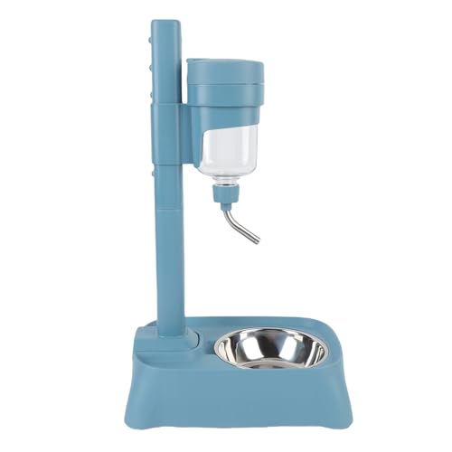 Automatischer Futterspender für Hunde und Katzen, Abnehmbarer, Verstellbarer 500-ml-Futternapf kleine Hunde und Katzen, Für Kleintiere Welpen Kätzchen Kaninchen Hamster (Seeblau) von Sorandy
