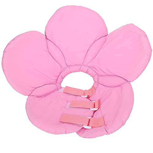 Sorandy Hundeschutzhalsband, Blumenförmiges Hundeschutzhalsband, Verstellbare Halskette Zur Wundheilung für Haustiere, Weich, Geeignet für Kätzchenwelpen, um das Lecken von Wunden zu (M #12) von Sorandy