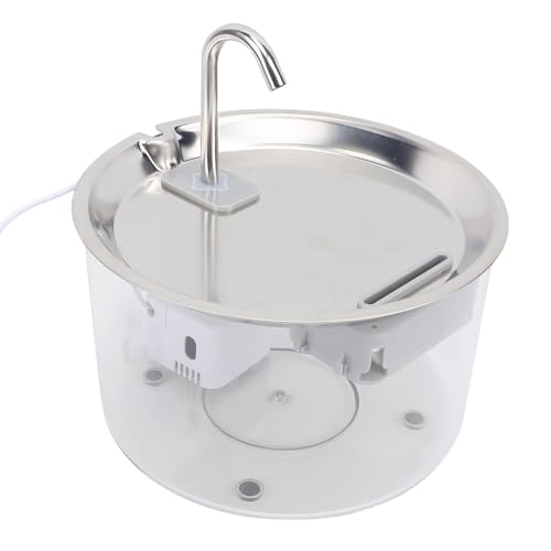 Sorandy Katzenwasserbrunnen | Edelstahl -Haustierbrunnen für Katzen, Hund | Automatische Waterer -Schalen für Haustiertrinken | Kleiner Tierwasserspender | Metall Haustiere Wasserhahnflasche Sorandy Katzenwasserbrunnen | Edelstahl -Haustierbrunnen für Katzen, Hund | Automatische Waterer -Schalen für Haustiertrinken | Kleiner Tierwasserspender | Metall Haustiere Wasserhahnflasche von Sorandy