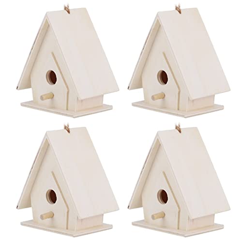 Vogelhaus für Kreative Vogelhäuschen, Nester, Hängender Gartenkäfig, 4 Stück, Dekoration, Vögel für, 4 Stück, Vogelkäfig-Ornamente Zum Aufhängen von Vogelhäuschen, Vogelhäuschen von Soraz