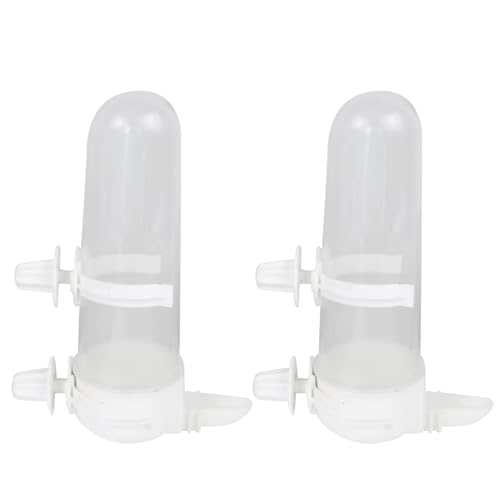 2PCS Vogelfutterspender Staubdicht Wasserspender Anti-Splash Papageien Bewässerung Schüssel Vögel Käfig Futterspender Automatischer Futterbehälter Wasserspender Für Vögel Automatische Vogel Wasser von Sorrowso