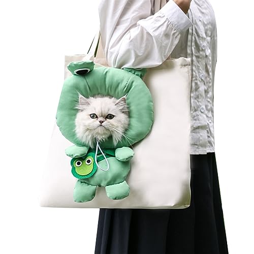 Cat-in-bag Komfort für Welpen, Tragetasche, atmungsaktiv, Schultertasche, Cartoon-Umhängetasche von Sorrowso