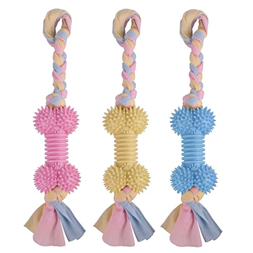 Pet Molar Toy Cotton Rope Dog Toy Sofe Chew Toy Teeth Clean Training Toy For Dogs Safe Material Resistant Dog Chew Toy For Puppy Teething For Small Dogs Pet Molar Stick Toy Toy von Sorrowso