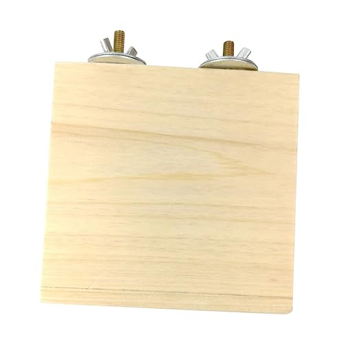 Sosoport 12x12cm Tier Haustier Holz Plattform Chinchilla Leiste Sicher Klettern Spielzeug Für Hamster Eichhörnchen Meerschweinchen Vogel Sosoport 12x12cm Tier Haustier Holz Plattform Chinchilla Leiste Sicher Klettern Spielzeug Für Hamster Eichhörnchen Meerschweinchen Vogel von Sosoport