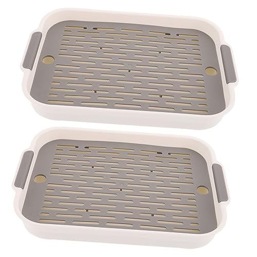 Sosoport 2er-Box Kaninchentoilette Haustier-toiletten-töpfchen-Trainer Kleintiertoilette Haustierstreubecken Kleintierkäfig Toilette Welpenkäfig Katzentrainingstoilette Weiß Pp Sosoport 2er-Box Kaninchentoilette Haustier-toiletten-töpfchen-Trainer Kleintiertoilette Haustierstreubecken Kleintierkäfig Toilette Welpenkäfig Katzentrainingstoilette Weiß Pp von Sosoport