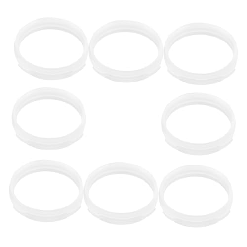 8 Stück DIY Hamster Tunnel Verbindungselemente Teiliges für Flexible Käfigerweiterungen Langlebige Konstruktion Weißes Design Sicher für Hamster und Kleine von Sosoport