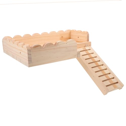 Sosoport Großes Khaki-Hamster-grundstück Aus Holz Spielset Spielzeug Zubehör Sosoport Großes Khaki-Hamster-grundstück Aus Holz Spielset Spielzeug Zubehör von Sosoport