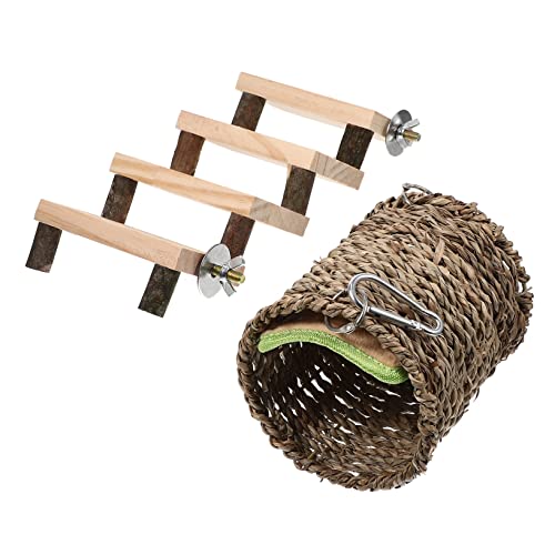 Sosoport Luxus Hamster Bett Klettern Leiter Gemütliches Nest Für Chinchilla Guinea von Sosoport