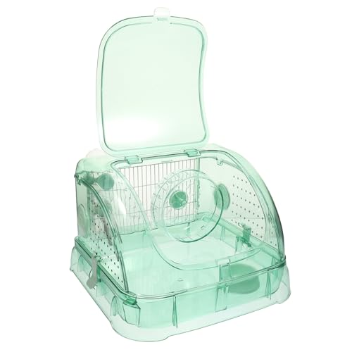 Sosoport 1 Satz Hamsterkäfig Transportbehälter Für Schildkröten Rennmaus Hütte Behälter Für Meerschweinchen Rennmaus Spielzeughamster Hamster Reisen Igel Lebensraum Light Green Acryl Sosoport 1 Satz Hamsterkäfig Transportbehälter Für Schildkröten Rennmaus Hütte Behälter Für Meerschweinchen Rennmaus Spielzeughamster Hamster Reisen Igel Lebensraum Light Green Acryl von Sosoport