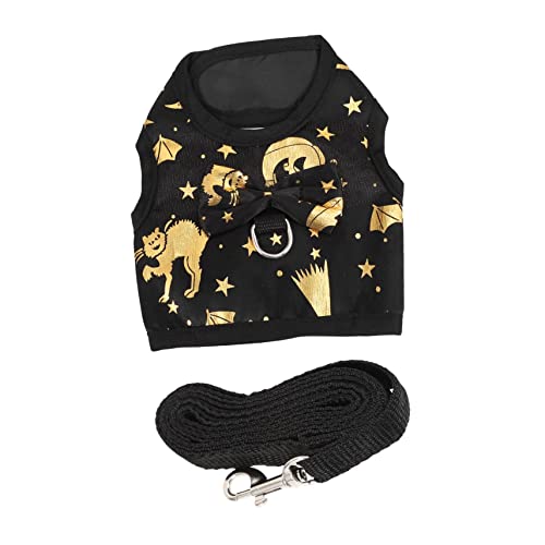 Sosoport 1 Satz Hasenkleidung Vakuum Haustier Meerschweinchenkäfig Kaninchenleine Für Hunde Welpe Hundebürsten Zur Fellpflege Hundepflegeset Fussel Träger Vlies Hundegeschirre Black Stoff von Sosoport
