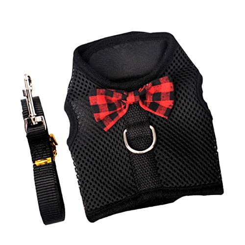 Sosoport 1satz Atmungsaktives Hundegeschirr Set Für Kleine Haustiere Verstellbares Mesh Brustgeschirr Für Komfortables Tragen Geeignet Für Hunde Und Kleintiere Mit Brustumfang von Sosoport