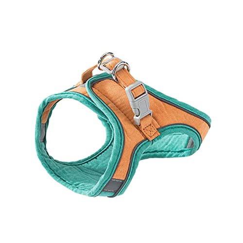 Sosoport Katzenleine Und Set Verstellbar Reflektierende Haustierweste Für Kätzchen Für Sichere Orange von Sosoport