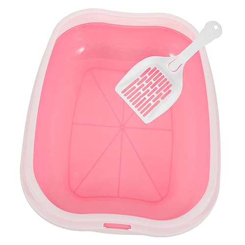 Sosoport 1 Satz Katzentoilette Katzenspielzeug Kätzchen Kügelchen Katzenzubehör Katze Bettpfanne Kätzchentoilette Kätzchen Saubere Toilette Rosa Plastik Sosoport 1 Satz Katzentoilette Katzenspielzeug Kätzchen Kügelchen Katzenzubehör Katze Bettpfanne Kätzchentoilette Kätzchen Saubere Toilette Rosa Plastik von Sosoport