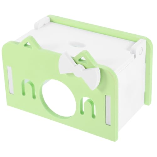 Sosoport Hamsterhaus Für Kleintiere Robustes Versteck Aus PVC Spielzeug Für Hamster Chinchillas Und Meerschweinchen Schlafhaus Für Kleine Haustiere von Sosoport