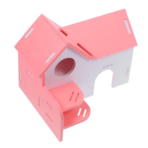 Sosoport Buntes Hausnest - Meerschweinchenversteck Mit Leiter Hamsterversteck PVC-doppelstockvilla Chinchilla-versteckhaus Sosoport Buntes Hausnest - Meerschweinchenversteck Mit Leiter Hamsterversteck PVC-doppelstockvilla Chinchilla-versteckhaus von Sosoport
