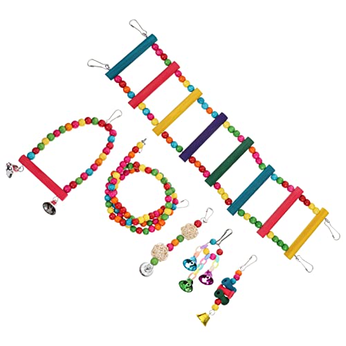 Sosoport 1satz Kletterspielzeug Für Vögel Holzspielzeug Für Papageien Mit Kletterleiter Und Schaukeln Fördert Balance Und Koordination Großen Käfigen Sosoport 1satz Kletterspielzeug Für Vögel Holzspielzeug Für Papageien Mit Kletterleiter Und Schaukeln Fördert Balance Und Koordination Großen Käfigen von Sosoport