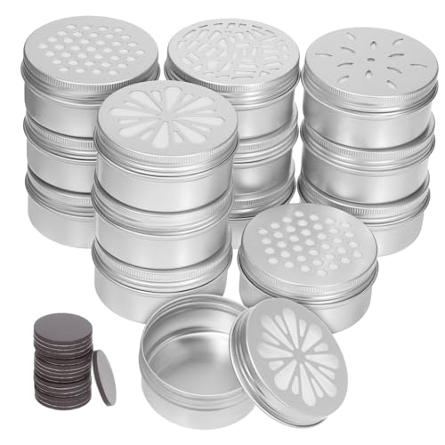 Sosoport 1 Satz Scent Training für Dosen mit Deckel für Nasenarbeit Magnetischer Aufkleber für Anbringen Drinnen und Draußen von Sosoport