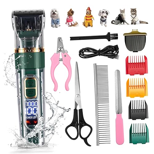 Sosoport 1 Satz Tierhaarschneider-Set Hundehaarschneider Haarschneidemaschine Für Hunde Schermaschinen Hundeanzug Einteilige Haarschneidemaschine Katzenpflegezubehör Trimmer-Clipper Metall Sosoport 1 Satz Tierhaarschneider-Set Hundehaarschneider Haarschneidemaschine Für Hunde Schermaschinen Hundeanzug Einteilige Haarschneidemaschine Katzenpflegezubehör Trimmer-Clipper Metall von Sosoport