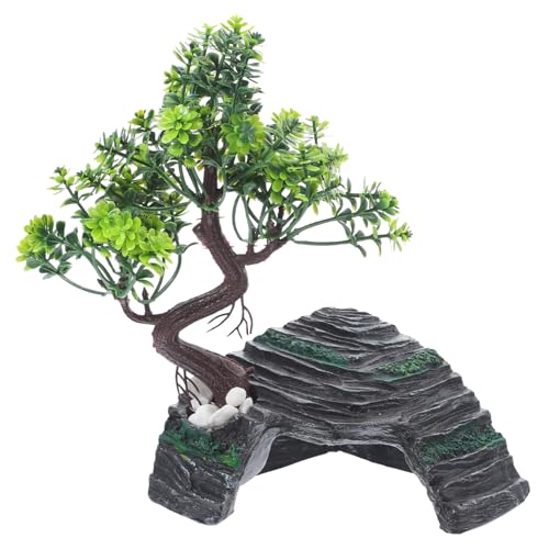 Sosoport Set Harz Reptil Höhle Terrarium Baum Hideout Reptil Plattform Sosoport Set Harz Reptil Höhle Terrarium Baum Hideout Reptil Plattform von Sosoport
