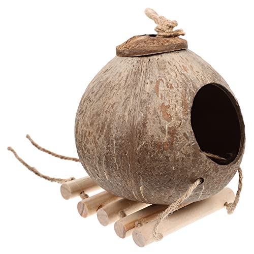 Sosoport Papageien-nistkasten Für Käfig Kokosnuss-Vogel-hängebett Strohnest Vogelkäfig Ruhevogelhaus Leicht Zu Tragen Sosoport Papageien-nistkasten Für Käfig Kokosnuss-Vogel-hängebett Strohnest Vogelkäfig Ruhevogelhaus Leicht Zu Tragen von Sosoport
