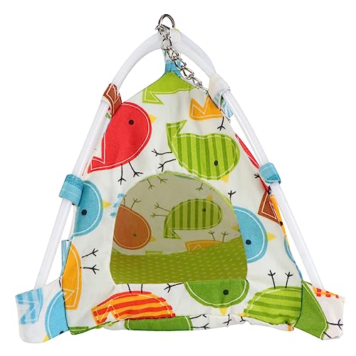Sosoport Warmes Papageien Schlafnest Aus Stoff Hängendes Vogelnest Für Kleintiere Atmungsaktiv 16x12.5x13cm Für Innen Und Außenbereich Sosoport Warmes Papageien Schlafnest Aus Stoff Hängendes Vogelnest Für Kleintiere Atmungsaktiv 16x12.5x13cm Für Innen Und Außenbereich von Sosoport