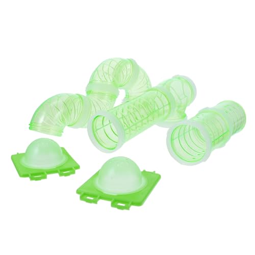 Sosoport Hamster Tube Modul 12pcs Kunststoff Tube Zubehör Set Hamster Hideout Käfig Spielzeug von Sosoport