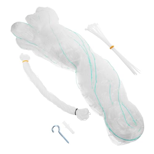 Sosoport 1 Set Katzensicherheitsnetz Balkon Katzenzubehör Gehege Babykatzennetz Innenkatzennetz Fangnetz Hundezaunnetz Katzenzaunnetz Katzensicherheitsnetz Katzen Anti Fall Zaun Nylon Weiß von Sosoport