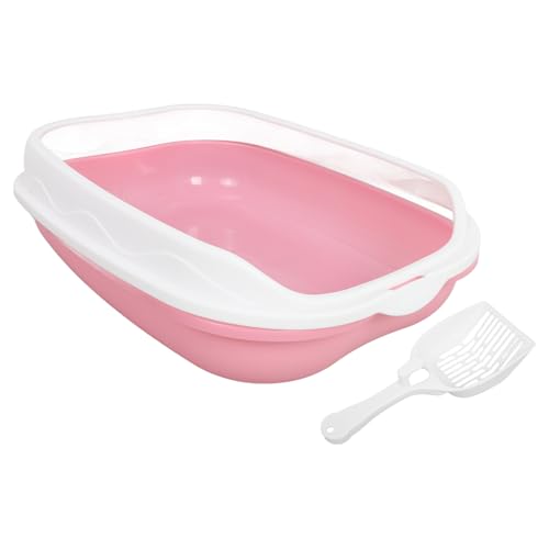 Sosoport Katzenstreuschaufel Halbgeschlossene Katzentoilette Spritzschutz Leicht Zu Reinigen Geeignet für Kätzchen und Katzen Sosoport Katzenstreuschaufel Halbgeschlossene Katzentoilette Spritzschutz Leicht Zu Reinigen Geeignet für Kätzchen und Katzen von Sosoport