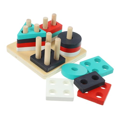 Sosoport 1 Set Vogeltrainingsspielzeug Sittich Holzblock Puzzle Papagei Spielzeug Papagei Knabberspielzeug Papagei Holzblock Holzbissspielzeug Sittich Spielzeug Für Käfig Vogel von Sosoport