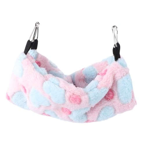 Sosoport 1 Stück Hängendes Schlafsack Hängematte für Haustiere Kuschelige für Kleintiere für Käfige Stabiler Kette Einfach zu Reinigen für Winter von Sosoport