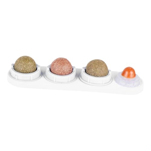 Sosoport 1stück Katzenminze Ball Spielzeug Für Katzen Und Kätzchen Natürliche Und Essbare Kugel Für Interaktives Spielen Gesundheit Und Entspannung Weiß von Sosoport