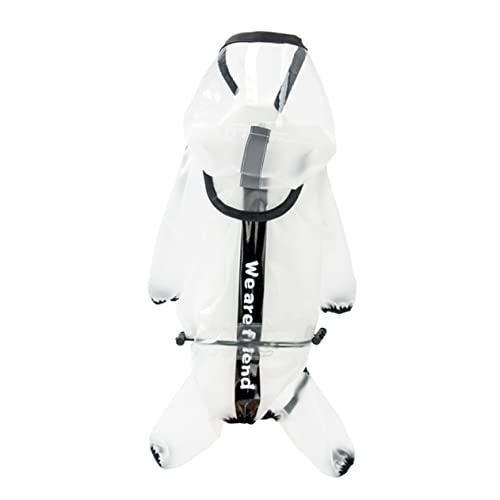 Sosoport TPU-Material Haustier Regenmantel Reflektierende Hunde Regenbekleidung Outdoor Hund Regen Cape von Sosoport