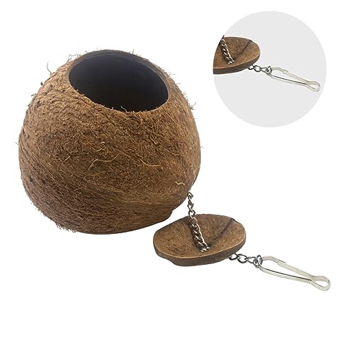 Sosoport 1stück Natürlicher Kokosnussschalen-Vogel-Nest Für Wellensittiche Und Kleine Haustiere Ungeschliffen Sicheres Und Warmes Nest Für Vögel Und Kleine Nager Sosoport 1stück Natürlicher Kokosnussschalen-Vogel-Nest Für Wellensittiche Und Kleine Haustiere Ungeschliffen Sicheres Und Warmes Nest Für Vögel Und Kleine Nager von Sosoport