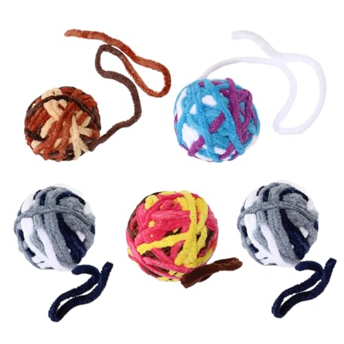 Sosoport 10 STK Garnknäuel für Katzenspielzeug Katze Wolle Spielzeug Kätzchen Spielzeug kauen Spielzeuge Katzenspielzeug aus Wollgarn Ballspielzeug für Katzen Haustier Wollknäuel Pet-Ball Sosoport 10 STK Garnknäuel für Katzenspielzeug Katze Wolle Spielzeug Kätzchen Spielzeug kauen Spielzeuge Katzenspielzeug aus Wollgarn Ballspielzeug für Katzen Haustier Wollknäuel Pet-Ball von Sosoport