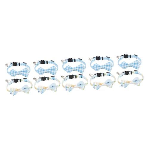 Sosoport 5 Sets Schicke Outdoor-katzenhalsbänder Modisch und für Kätzchen und Welpen Katzenbedarf Zubehör 2 Stück * 5 von Sosoport