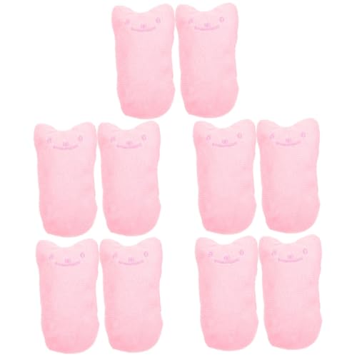 Sosoport 10 STK Katzenminze Spielzeug interaktives katzenspielzeug Interactive cat Toy Cats Toys katzenspielzeig Interactive Toys Spielzeug für Katze zahnspielzeug für kätzchen Plüsch von Sosoport