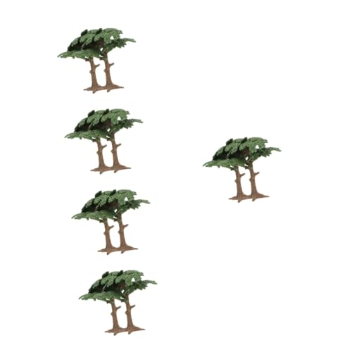 Sosoport 10 STK Mikro-landschaftsbaum Modellbäume Trainieren Sandtisch DIY Modell Gefälschter Baum Szenen-Layout-Modell Mini-gartendekoration Layout-Miniatur Kleiner Baum Pflanze PVC von Sosoport